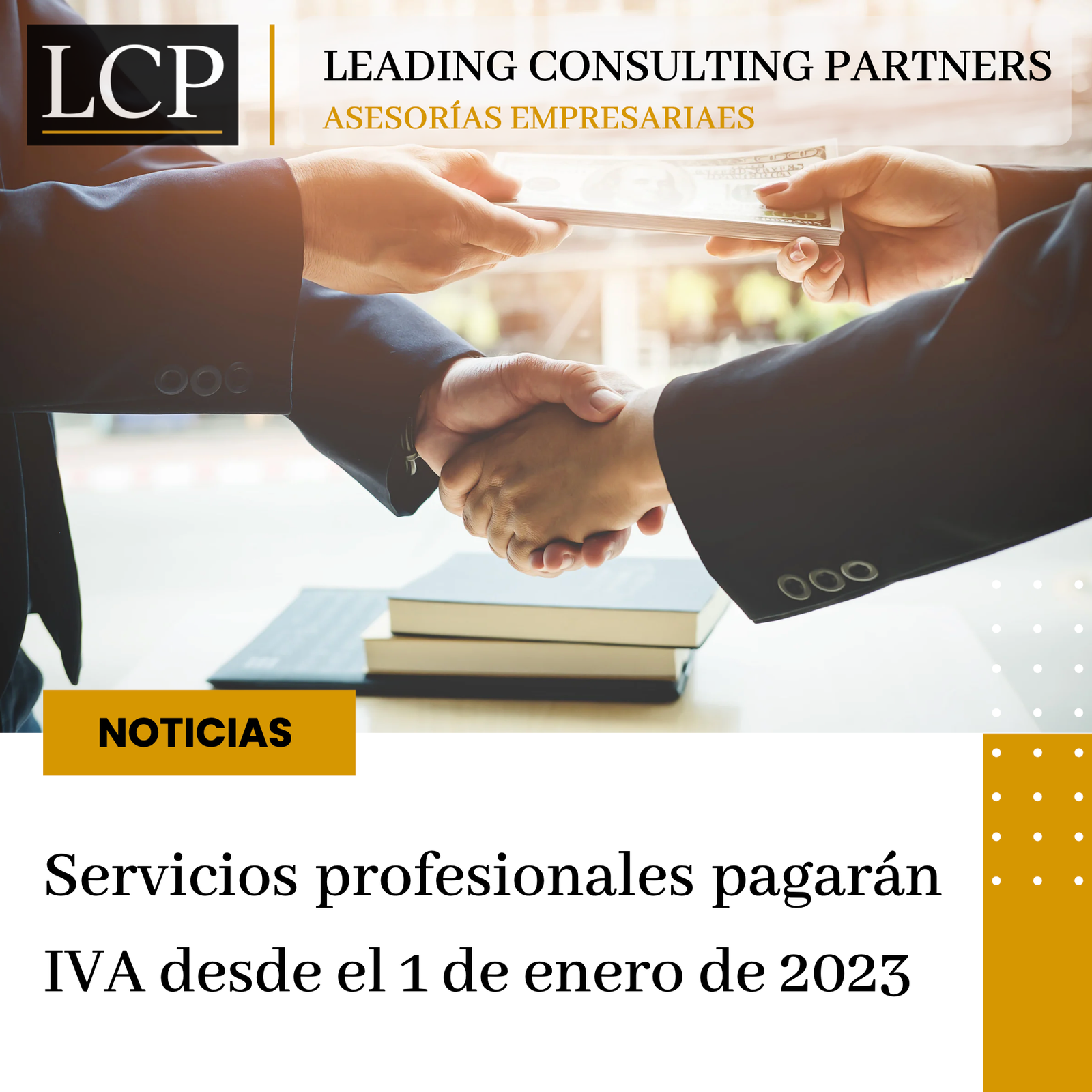 IVA a los servicios LCP